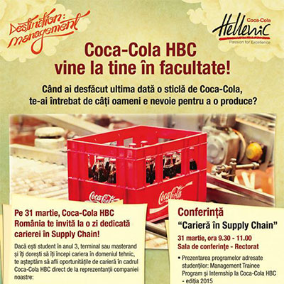 Coca-Cola HBC vine la tine in facultate!